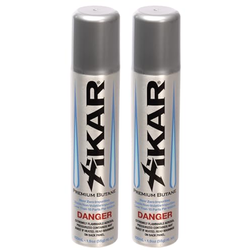 Xikar PUROFINE Butane Fuel Refill 100ml (3.38 fl oz) Canisters - 2