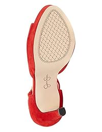 Jessica Simpson Beeya Stilettos - Polo para mujer (talla 24.6 ft), color rojo