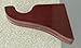 Kirsch Support Bracket in Mahogany finish for a 1-3/8