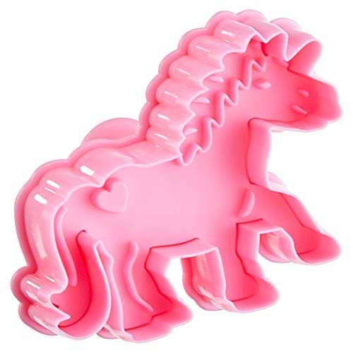 Buy Staedter Unicorn Embossing Cookie Cutter with Ejector, 7 cm, Pink