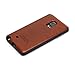 [Tridea] Anti-Shock Samsung Galaxy Note Edge Case Premium Leather [Brown] TPU Case with Hidden Card Storage for Samsung Galaxy Note Edge