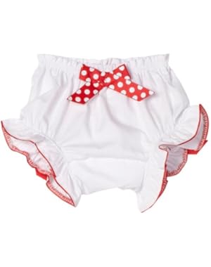 Baby-girls Newborn I Love Santa Bloomer
