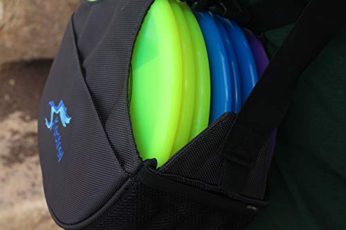 Kestrel Weekday Disc Golf Bag + eBOOK | Fits 5-7 Discs | for Beginner and Advanced Disc Golf Players | (Red) - Thumbnail 6