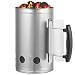 Charcoal Chimney Starter 11"X7" Grill Barbecue BBQ Galvanized Steel Chimney Lighter Basket Outdoor Cooking Quick Rapid Fire Briquette Charcoal Starters Can Canister for Grilling Camping Accessories primary