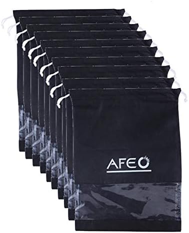 Fabric Shoe Bag (Black_GR-PVC-BLACK_10)