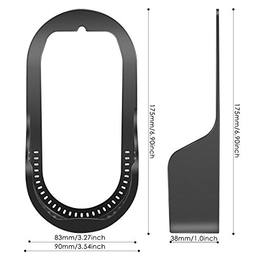 Outlet Wall Mount Stand for Alexa Echo Dot 2nd Generation, Echo Dot Holder Without Messy Wires or Screws,Space-Saving Dot Accessories for Smart Home in Kitchen,Bathroom,Classroom(Black) - Thumbnail 5