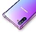 UCC Designed for Samsung Galaxy Note 10 Case,Galaxy Note 10 5G Case,Clear Reinforced Corners TPU Bumper and Gradient Color Cover for Samsung Galaxy Note 10 Phone (Purple / Blue)