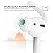 AhaStyle AirPods Ear Hooks Silicone Earbuds Covers [Sound Quality Enhancement] Compatible with Apple AirPods 2 and 1 or EarPods[2 Pairs- Large & Small](Clear)thumb 2