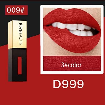 Liquid Lipstick Hot Sexy Colors Lip Paint Soft Matte Lipstick Waterproof Long Lasting Lip Gloss Lip Kit 09