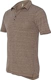 Alternative Mens The Berke Urban Polo, Eco Brown, X-Large