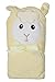 Happer Baby Hooded Baby Towel for Boys and Girls 100% Cotton Extra Soft Bath Beach Animal Face Towel - Yellow
