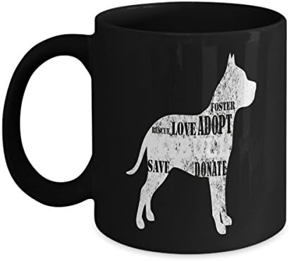 Rescued Is My Favorite Breed T-shirt Dont Shop Adopt coffee mug