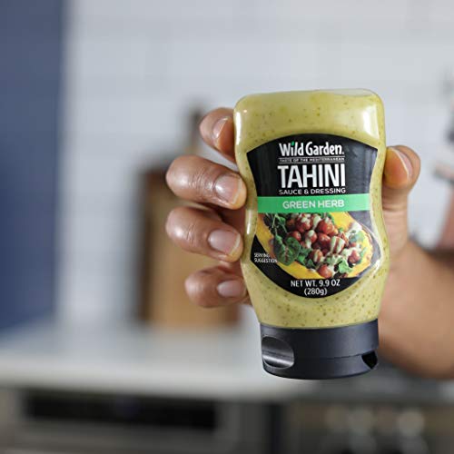 Wild Garden Sauce & Dressing, Easy Squeeze 6 packs (Green Herb Tahini) - Thumbnail 5