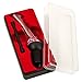 BlizeTec 2-in-1 Wine Aerator Pourer with Decanter Spout, Reusable Wine Stoppers and Exclusive Food Pairing Guide Included