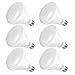 SHINE HAI 75W Equivalent BR30 LED Light Bulbs, 800 Lumens, 4000K Neutral White, E26, Non-dimmable, Flood Lighting, 6-Pack