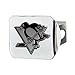 FANMATS 15152 Pittsburgh Penguins Chrome Metal Hitch Cover with Chrome Metal 3D Emblem