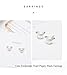 FarryDream Platinum Plated 925 Sterling Silver Cute Freshwater Pearl Puppy Studs Earrings for Women Teen Girls Gifts (Puppy Studs)