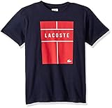 Lacoste Boy Sport Short Sleeve Wording Tee Shirt