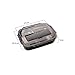 Xixihaha 4 Compartment Warm Lunch Bento Box Stainless Steel Portable Picnic Eco Office School Food Storage Bento Lunch Box Adult Leakproof Bento Box Snack Packing-Dishwasher Safe
