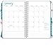 HARDCOVER Academic Planner 2019-2020: (June 2019 Through July 2020) 5.5 Daily Weekly Monthly Planner Yearly Agenda. Bonus Bookmark, Pocket Folder and Sticky Note Set (Bright Flowers)