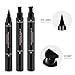 Winged Eyeliner Stamp - Wing Long Lasting Liquid Eye liner Pen,Waterproof, Smudgeproof and Sweatproof,2 Pack Dual Ended Pencil(Thick&Thin)