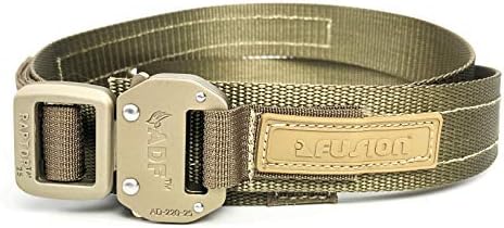 Fusion Tactical Military Police Trouser Belt Coyote Brown Small 28-33"/1.5" Wide