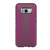 Speck Products Presidio Grip Cell Phone Case for Samsung Galaxy S8 Plus - Syrah Purple/Magenta Pink