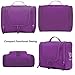 bago Travel Toiletry Bag for Women and Men - Large Waterproof Hanging Toiletry Bag for Bathroom and Travel Bag for Toiletries Organizer (Purple)