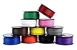 12 GA PRIMARY POWER GROUND WIRE (4) 100FT ROLLS BOAT CAR 12- 80 VOLT MULTI COLOR