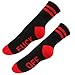 Yesido. Women's Men's Fuck Off Letter Print Funny Cotton Sports Crew Socks, Sports Socks