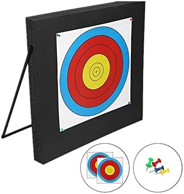 DDMARK AT-012 High Density Self Healing XPE Foam Portable 3D Achery Target with Metal Target Stand, 50X50X6cm