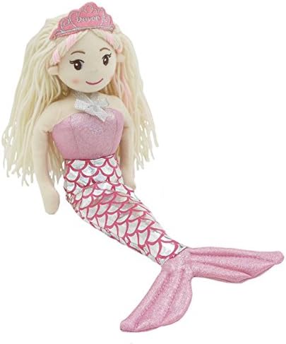 Pink Devon Mermaid Rag Doll / Soft Toy 46 cm