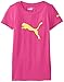 PUMA Big Girls' Short Sleeve Core Tee Shirt, Pink Glo, 7 (Small)