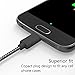 Micro USB Cable,Iseason 4Pack 6FT Nylon Braided Cord Long High Speed USB to Micro USB Charging Cables Android Fast Charger Cord for Samsung Galaxy S7 Edge/S6/S5/S4,Note 5/4/3,HTC,LG,Tablet (Black)