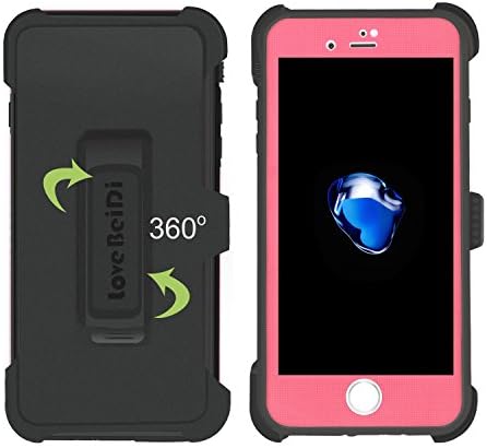 LOVEBEIDI iPhone 7 Plus (5.5") Waterproof Case ShockProof IP68 Certified With Touch ID SandProof Snow Proof Full Body Cover &amp; With belt clip For iPhone 7 Plus 5.5" (Not For iphone 7) …