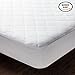 Queen Mattress Pad Cover -Queen Size Bed Pad (60x80 inch Deep Pocket Stretches up to 16 inches)- Quilted Fitted Sheet for Mattress, White