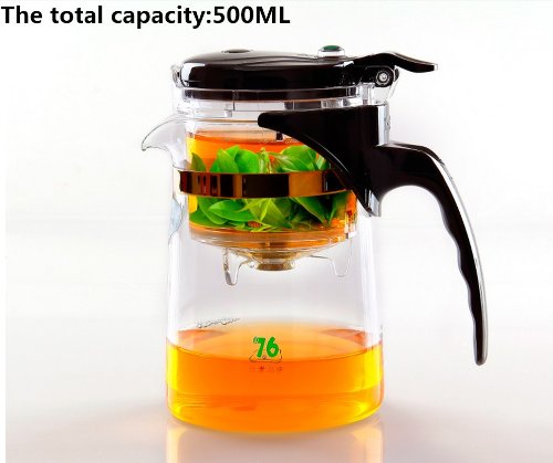 Top Grade Automatic Glass Tea Cup/teapot with Infuser(500ml)