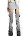 Long Leg Warmer, V28 Women Men 80s Eighty's Ribbed Knit Dance Sports Leg Warmers
