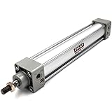 Baomain Pneumatic Air Cylinder SC 32-200 32mm Bore 200mm Stroke Screwed Piston Rod Dual Action