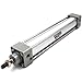 Baomain Pneumatic Air Cylinder SC 32-200 32mm Bore 200mm Stroke Screwed Piston Rod Dual Action primary