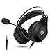 Gaming Headset, ELEGIANT PC Gaming Headphones Over-ear Wired Stereo Bass Surround Lightweight Earphones with Mic Volume Control for PS4 PlayStation /Xbox One/Computer/Tablet/Laptop/Mobilephone- Black