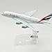 24-Hours The United Arab Emirates Airline A380 Metal Airplane Models Child Birthday Gift