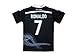 GamesDur Real Madrid RONALDO #7 Black Dragon Soccer Kids Jersey & Short & Sock & Soccer Bag Youth Sizes (5-6 Years)