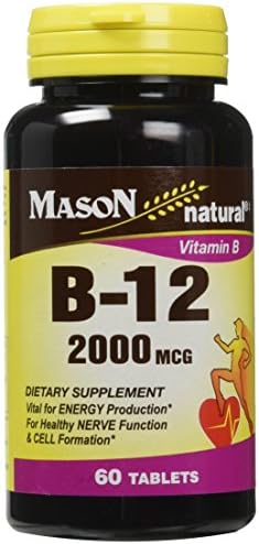 Mason B-12 2000MCG Tablets 60 per Bottle