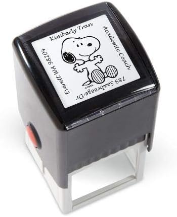 Peanuts Square Address Stamp