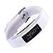 Moretek Wristband Bracelet Replacement Strap Band for Garmin Vivofit 2 with Clasps (White)