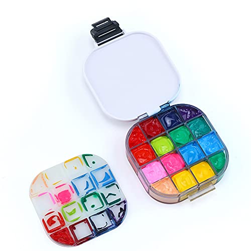 Transon Paint Saver Storage Palette Box 16well Portable Airtight Black