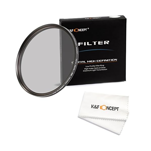 K&F Concept 82mm Ultra Violet Filter Slim Multi Coated CPL Zirkular Polarizing Glas Filter für Nikon Canon Kamera mit… – Bild 3