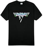 Van Halen 1978 Vintage Logo Men's Black T-Shirt, Small