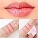 Petansy 3 Colors Lip Set Jelly Flower Lipstick Waterproof Lip Makeup Durable Lipgloss Cosmetics Set with Gift Box (3 Pcs)